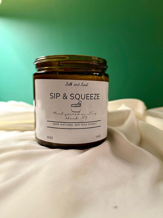 Sip & Squeeze – Matcha & Bergamot | Juicy, Playful, Refreshing