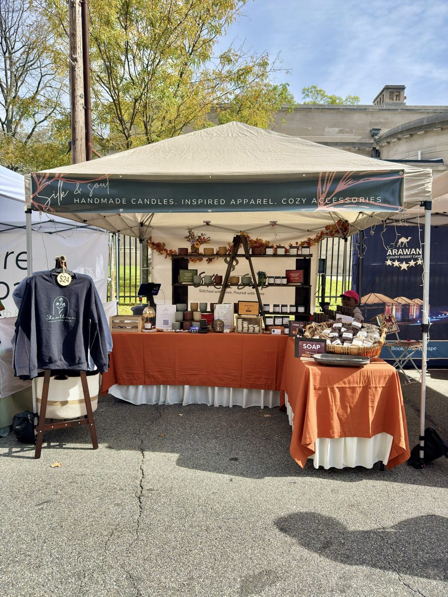 Silk and Soul booth at the Long Island Fall Festival in Huntington