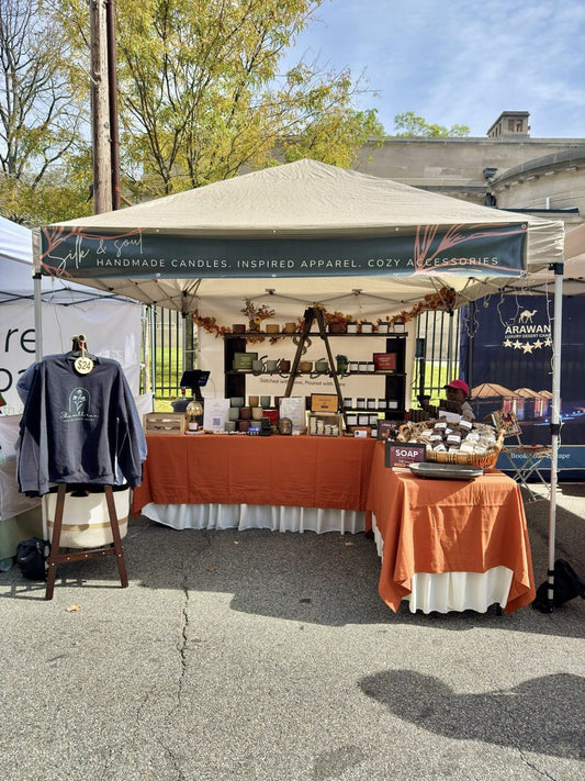 Silk and Soul booth at the Long Island Fall Festival in Huntington