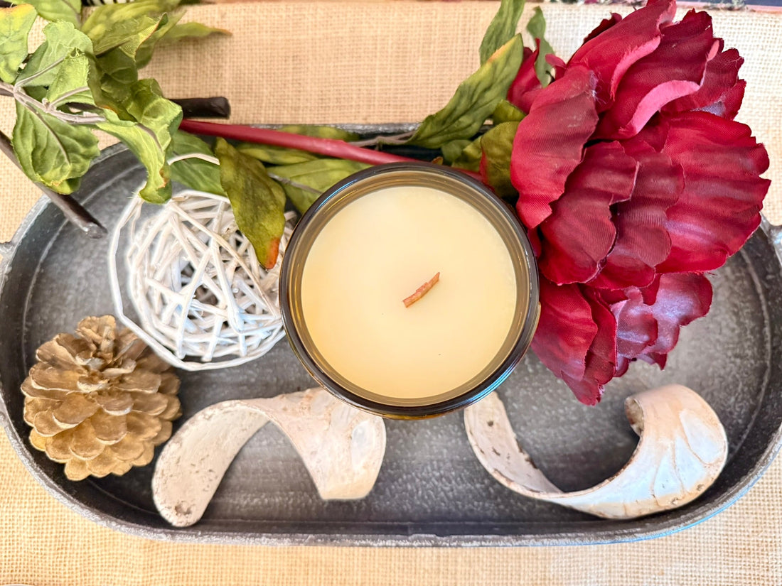 Silk and Soul candle booth at a Long Island market