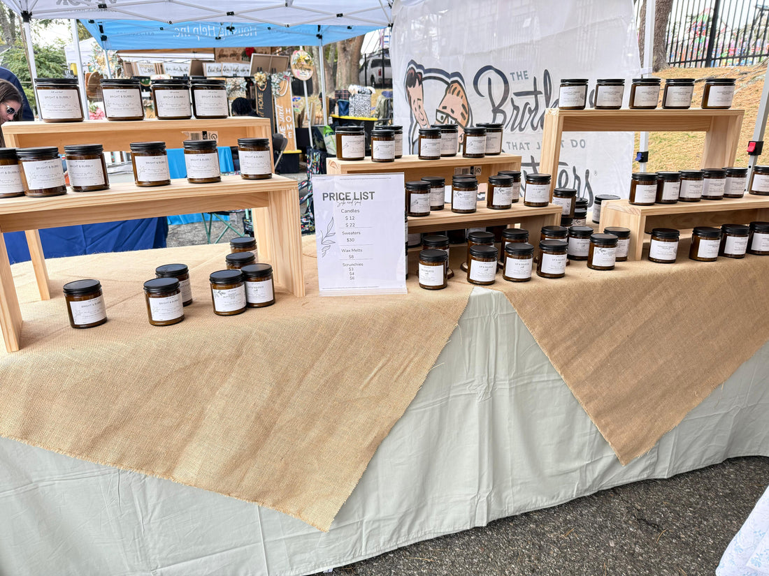 Silk and Soul candles at the Long Island Fall Festival in Huntington